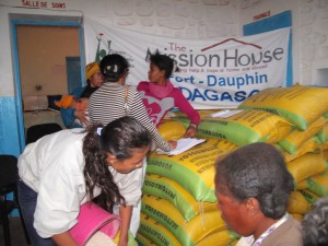 Rice distribution