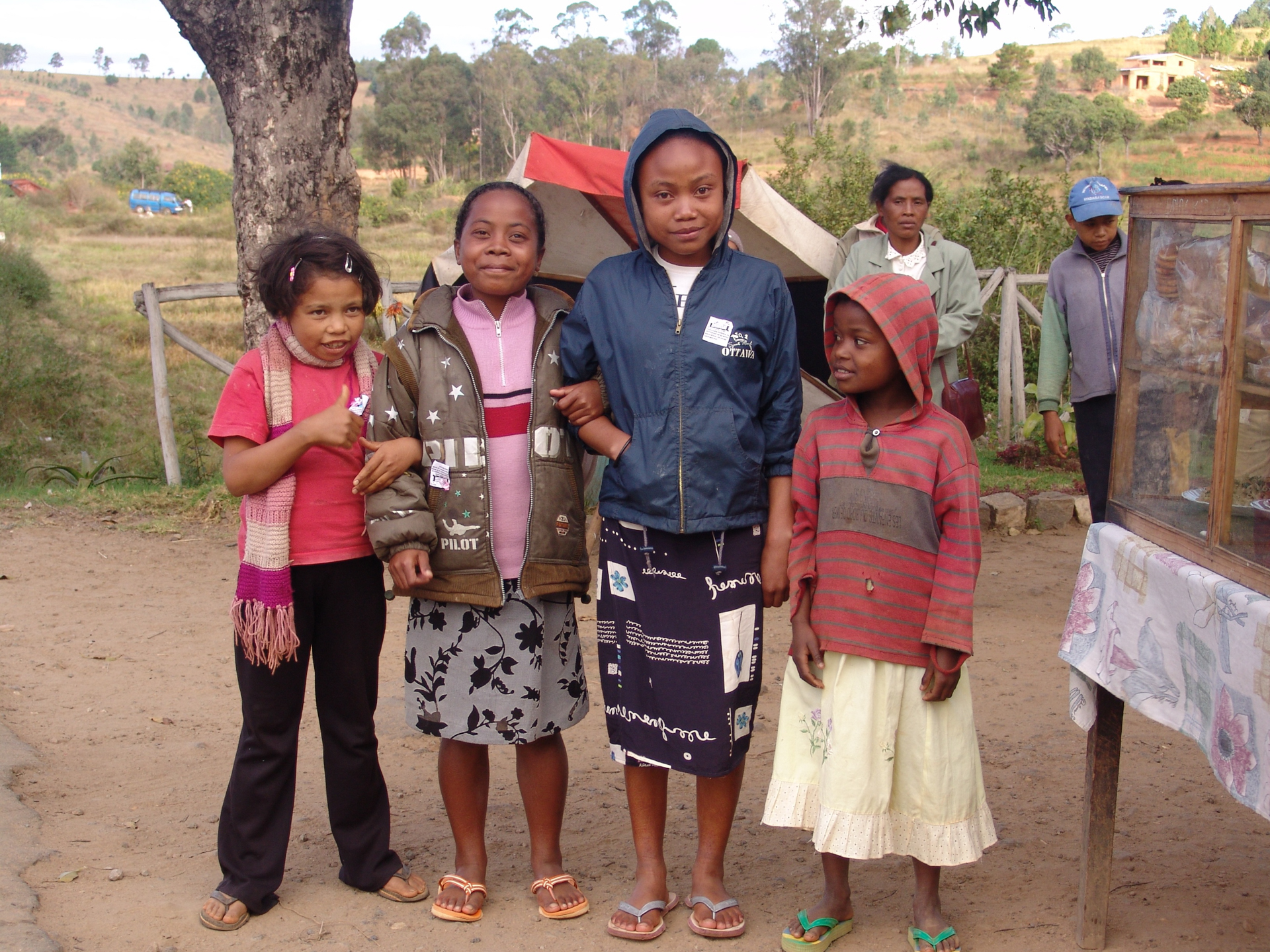 Group of women in Le Triomphe's Children's orphanage in Madagascar