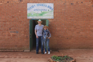 Photo of two of the management from Ambondrona School, Madagascar